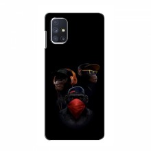 Крутые Чехлы для Samsung Galaxy M51 (AlphaPrint) Тры обезьяны - купить на Floy.com.ua