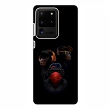 Крутые Чехлы для Samsung Galaxy S20 Ultra (AlphaPrint) Тры обезьяны - купить на Floy.com.ua