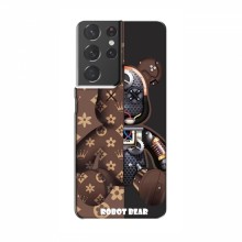 Крутые Чехлы для Samsung Galaxy S21 Plus (AlphaPrint) Медведь Луи Витон - купить на Floy.com.ua