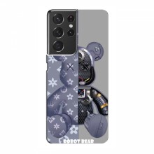Крутые Чехлы для Samsung Galaxy S21 Ultra (AlphaPrint) Робот Мишка Луи Витон - купить на Floy.com.ua