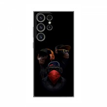 Крутые Чехлы для Samsung Galaxy S23 Ultra (AlphaPrint) Тры обезьяны - купить на Floy.com.ua