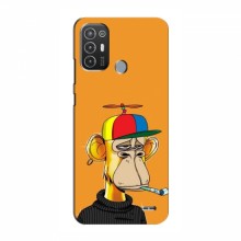 Крутые Чехлы для TECNO Pop 6 Pro (BE8) (AlphaPrint) Скучающая Обезьяна NFT - купить на Floy.com.ua