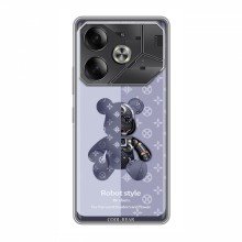 Крутые Чехлы для TECNO Pova 6 (AlphaPrint) Медвежонок Louis Vuitton - купить на Floy.com.ua