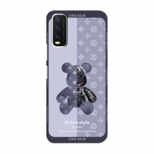 Крутые Чехлы для ViVO Y20 (AlphaPrint) Медвежонок Louis Vuitton - купить на Floy.com.ua