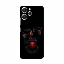 Крутые Чехлы для Xiaomi POCO М6 Pro (5G) (AlphaPrint) Тры обезьяны - купить на Floy.com.ua