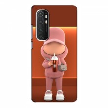 Крутые Чехлы для Xiaomi Mi Note 10 Lite (AlphaPrint) С кофе в руках - купить на Floy.com.ua