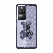 Крутые Чехлы для Xiaomi POCO F4 (5G) (AlphaPrint) Медвежонок Louis Vuitton - купить на Floy.com.ua
