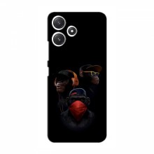 Крутые Чехлы для Xiaomi POCO M6 (AlphaPrint) Тры обезьяны - купить на Floy.com.ua