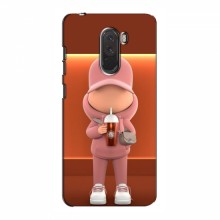 Крутые Чехлы для Xiaomi Pocophone F1 (AlphaPrint) С кофе в руках - купить на Floy.com.ua