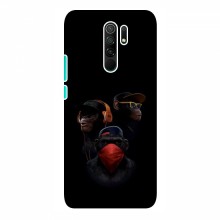 Крутые Чехлы для Xiaomi Redmi 9 (AlphaPrint) Тры обезьяны - купить на Floy.com.ua