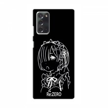 Купить Чехлы на телефон с принтом Аниме для Самсунг Галакси Нот 20 Re: Zero - купить на Floy.com.ua