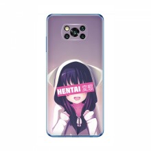 Купить Чехлы на телефон с принтом Аниме для Сяоми Поко X3 Hentai chan - купить на Floy.com.ua