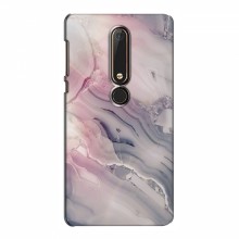Мраморный чехол на Nokia 6 2018 (VPrint) Пурпурный Мрамор - купить на Floy.com.ua