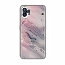 Мраморный чехол на Nothing Phone 1 (VPrint) Пурпурный Мрамор - купить на Floy.com.ua