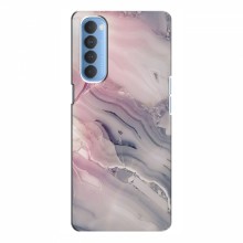 Мраморный чехол на OPPO Reno 4 Pro (VPrint)