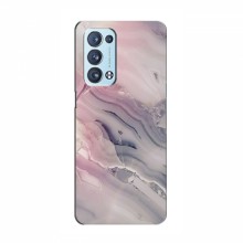 Мраморный чехол на OPPO Reno 6 Pro (5G) (VPrint) Пурпурный Мрамор - купить на Floy.com.ua