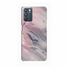 Мраморный чехол на OPPO Reno6 (5G) (VPrint) Пурпурный Мрамор - купить на Floy.com.ua