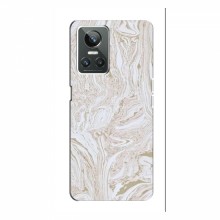 Мраморный чехол на RealMe 10 Pro (VPrint) Белый Мрамор - купить на Floy.com.ua