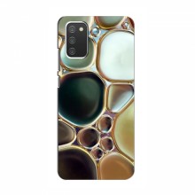 Мраморный чехол на Samsung Galaxy A02s (VPrint) Радужный Мрамор - купить на Floy.com.ua