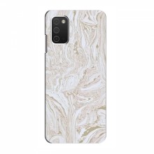 Мраморный чехол на Samsung Galaxy A03s (VPrint) Белый Мрамор - купить на Floy.com.ua