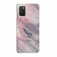 Мраморный чехол на Samsung Galaxy A03s (VPrint) Пурпурный Мрамор - купить на Floy.com.ua