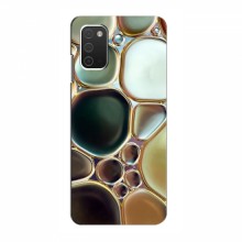 Мраморный чехол на Samsung Galaxy A03s (VPrint) Радужный Мрамор - купить на Floy.com.ua