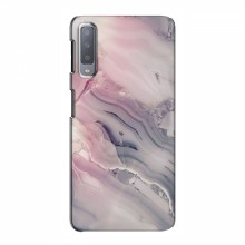 Мраморный чехол на Samsung A7-2018, A750 (VPrint) Пурпурный Мрамор - купить на Floy.com.ua