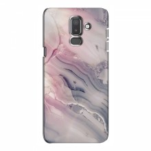 Мраморный чехол на Samsung J8-2018, J810 (VPrint) Пурпурный Мрамор - купить на Floy.com.ua