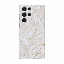 Мраморный чехол на Samsung Galaxy S22 Ultra (VPrint) Белый Мрамор - купить на Floy.com.ua