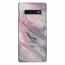 Мраморный чехол на Samsung S10 Plus (VPrint) Пурпурный Мрамор - купить на Floy.com.ua