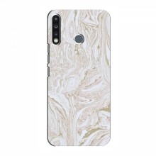 Мраморный чехол на TECNO Camon 12 CC7 (VPrint) Белый Мрамор - купить на Floy.com.ua