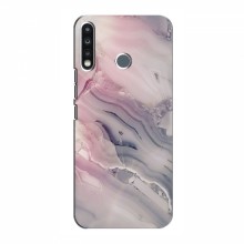 Мраморный чехол на TECNO Camon 12 CC7 (VPrint) Пурпурный Мрамор - купить на Floy.com.ua