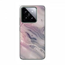 Мраморный чехол на Xiaomi 14 Pro (VPrint) Пурпурный Мрамор - купить на Floy.com.ua