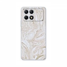 Мраморный чехол на Xiaomi POCO F6 Pro (VPrint) Белый Мрамор - купить на Floy.com.ua