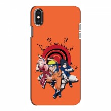 Naruto Anime Чехлы для Айфон Хс (AlphaPrint) Наруто с командой - купить на Floy.com.ua