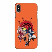 Naruto Anime Чехлы для Айфон Хс Макс (AlphaPrint) Наруто с командой - купить на Floy.com.ua