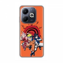 Naruto Anime Чехлы для Инфиникс Смарт 8 Плюс (AlphaPrint) Наруто с командой - купить на Floy.com.ua