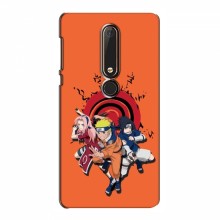 Naruto Anime Чехлы для Нокиа 6 (2018) (AlphaPrint) Наруто с командой - купить на Floy.com.ua