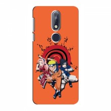 Naruto Anime Чехлы для Нокиа 7 2018, 7.1 (AlphaPrint) Наруто с командой - купить на Floy.com.ua