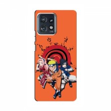 Naruto Anime Чехлы для Мото Ейдж 40 Про (AlphaPrint) Наруто с командой - купить на Floy.com.ua