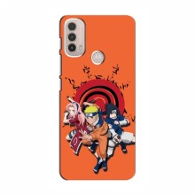 Naruto Anime Чехлы для Мото Е40 (AlphaPrint) Наруто с командой - купить на Floy.com.ua
