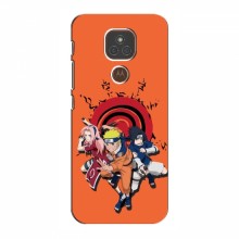 Naruto Anime Чехлы для Мото Е7 Плюс (AlphaPrint)