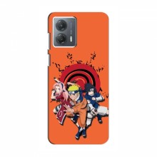 Naruto Anime Чехлы для Мото джи 73 (AlphaPrint) Наруто с командой - купить на Floy.com.ua