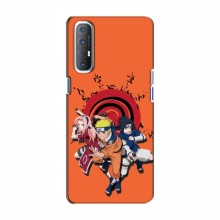 Naruto Anime Чехлы для Оппо Рено 3 (AlphaPrint) Наруто с командой - купить на Floy.com.ua