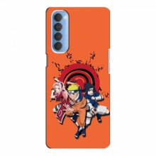 Naruto Anime Чехлы для Оппо Рено 4 Про (AlphaPrint) Наруто с командой - купить на Floy.com.ua