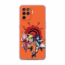 Naruto Anime Чехлы для Оппо Рено 5 Лайт (AlphaPrint) Наруто с командой - купить на Floy.com.ua
