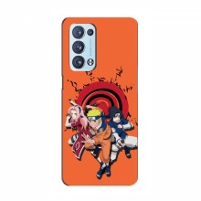 Naruto Anime Чехлы для Оппо Рено 6 Про Плюс (AlphaPrint) Наруто с командой - купить на Floy.com.ua