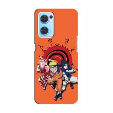Naruto Anime Чехлы для Оппо Рено 7 4G (AlphaPrint) Наруто с командой - купить на Floy.com.ua