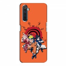 Naruto Anime Чехлы для Реалми 6 Про (AlphaPrint) Наруто с командой - купить на Floy.com.ua