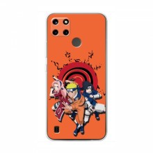 Naruto Anime Чехлы для Реалми С21у / С25у (AlphaPrint) Наруто с командой - купить на Floy.com.ua